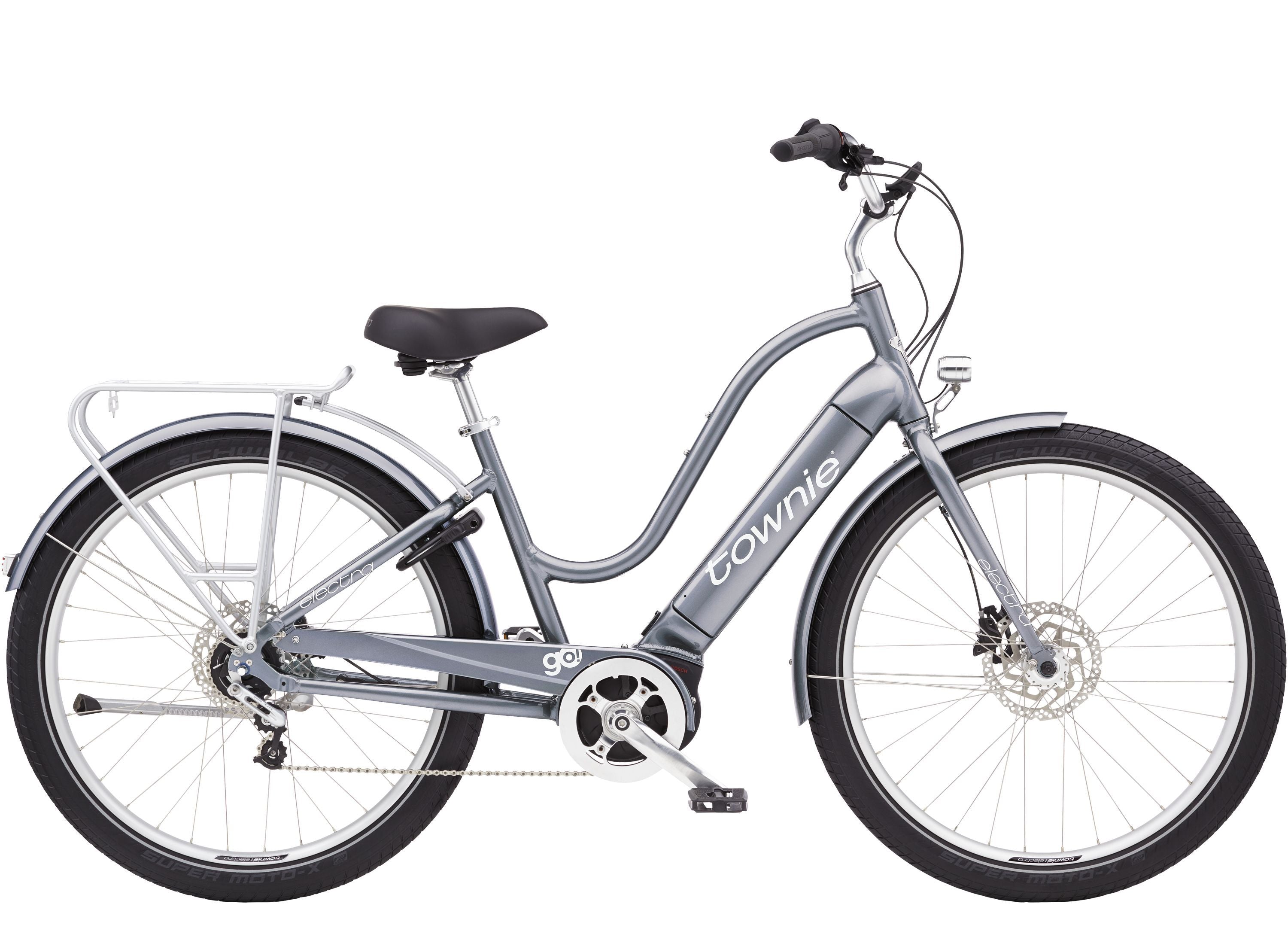 Electra Townie Path Go! 5i Step-Thru e-Hybrid Bike | Swinnerton Cycles