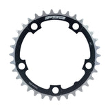 FSA alloy road chainring for Shimano 2x11 speed bikes, 110 BCD, lightweight cycling component with multiple teeth.