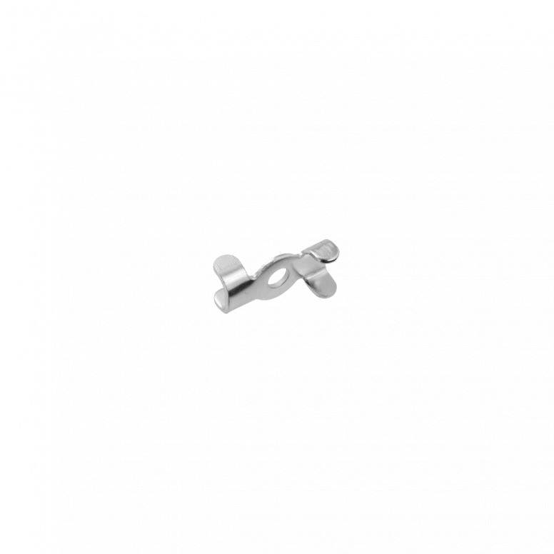 Brooks heavy-duty saddle front spring clip B33 B135 B190 replacement component, metal part for bicycle saddle support.