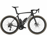 Trek Madone SLR 7 Gen 8 road bike with aero frame and 900 Series OCLV carbon, shown from a side angle highlighting sleek design