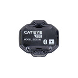 Cateye Magnetless Speed and Cadence Sensor Kit with Bluetooth and ANT+ connectivity, showing the compact sensor and mounting accessories.