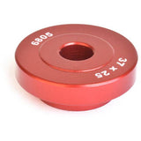 Wheels Manufacturing 6805 open bore adapter for large bearing press, metal component used in bike maintenance and repair