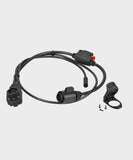 TQ Main Cable Set for TQ-HPR50 Drive Systems on MTB and road bikes, with charging port and mounting screws.