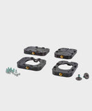 TQ HPR battery bracket set V01 for secure e-bike battery mounting, shown with metal brackets and mounting hardware.