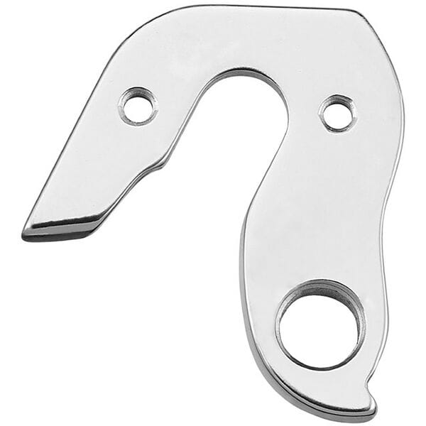M Part gear hanger for Orbea bikes, durable replacement component, shown attached to bike drivetrain in a close-up shot.