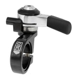 SunRace M96 8-speed MTB thumb shifters for smooth mountain bike gearing, showcasing the ergonomic design and gear control components.