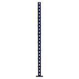 Black UNIOR middle support for workshop use, measuring 32x45x1155mm with eco-friendly Qualicoat coating.