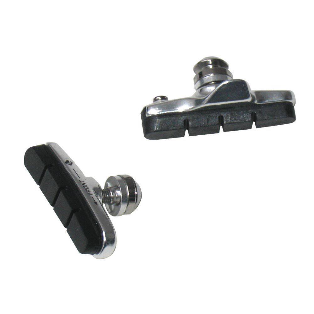 Dia-Compe Arc Road Cartridge Brake Pads for D/Ace Systems with adjustable guides, shown with metal backing and brake pad material.