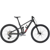 Trek Top Fuel 9.8 GX AXS Gen 4 carbon trail mountain bike with SRAM GX Eagle wireless drivetrain and full suspension.