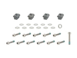Trek Fetch+ 4 frame hardware kit with black and chrome M5 x 12mm components for e-bike maintenance, shown in the image.