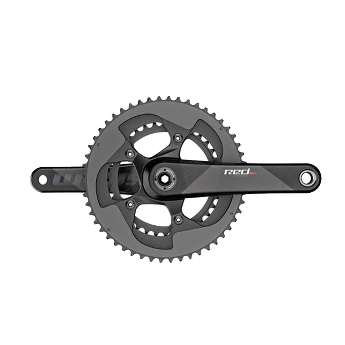 SRAM Red Exogram crankset with 172.5mm length and 50-34 chainrings, includes bottom bracket bearings not shown in the image.