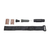 Blackburn tubeless bike tire repair kit with 10 plugs and holster, compact workshop tool for quick puncture fixes.