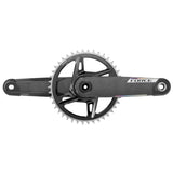 SRAM Force 1X E1 XPLR DUB Wide Crankset with 42T direct mount chainring, showing crank arms and chainring details.