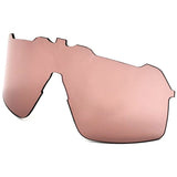 Pink rose Crypto Air sunglasses spare lens from Madison Eyewear with hydrophobic coating and UV protection, shown in close-up.