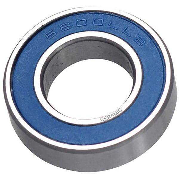 M Part Ceramic Bearing 6800 LLB for bicycle hubs, featuring low friction seal and precise 10x19x5 dimensions.