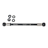 Burley spare Coho thru axle for bike trailers, compatible with 158-174mm trailer frames, bike trailer accessories