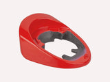 Trek 2023 Emonda SL6 headset covers with forks in radioactive red, protective accessories for bike components.