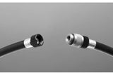 Crankbrothers Klic Pump Hose Extender 22-inch with Presta and Schrader valve head, black accessory for bike pumps
