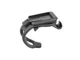 Black Bontrager Trip Universal Handlebar Mount for cycling computers, adjustable and compatible with various bike accessories.