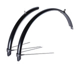 BBB CityGuard front and rear fenders for 20-28 inch urban and trekking bikes, durable bike accessories for protection.