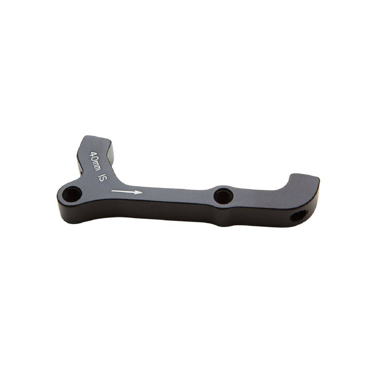 Avid IS brake caliper bracket for front 200mm and rear 180mm disc brakes with stainless bolts, component for bike braking system.