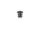 Trek Emonda SL chainstay exit grommets for cable and brake protection, bicycle component accessories on a bike frame.