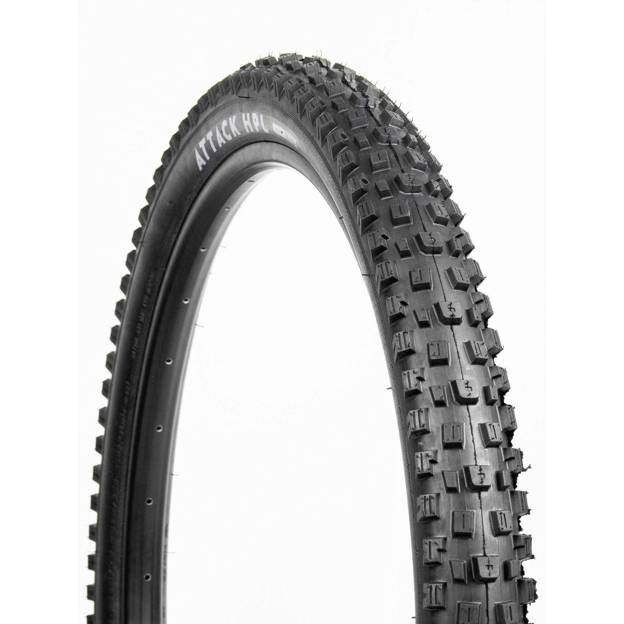 Nutrak Attack HPL Full 40 MTB tire for enduro and downhill, showing the 27.5x2.50 compound and rugged tread pattern.
