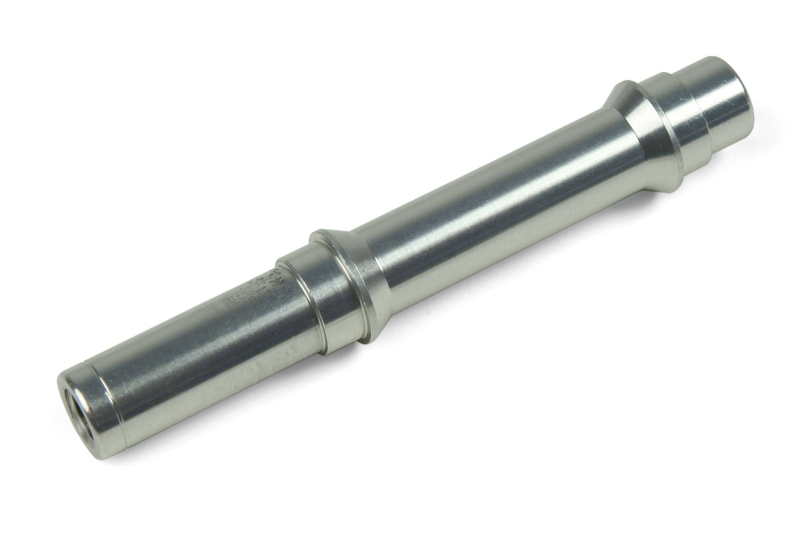 Hope Pro 2 rear axle in silver for trial and single speed bikes, shown with detailed threading and robust construction.