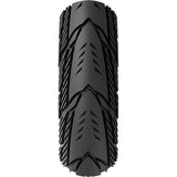 Vittoria Adventure Tech G2.0 Reflective 700x38c urban touring bicycle tyre in full black, showcasing tread pattern and sidewall details.
