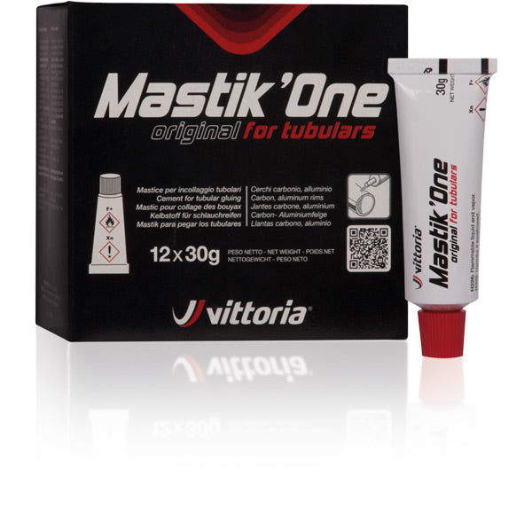 Vittoria Mastik'One original tubular rim glue for carbon and alloy rims, 12-piece set, cycling components.