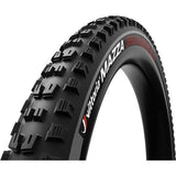 Vittoria Mazza Trail G2.0 Enduro tyre with Graphene 2.0 compound mounted on a mountain bike wheel for mixed terrain riding.