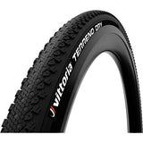 Vittoria Terreno Dry Gravel G2.0 TLR tubeless ready cyclocross tyre with textured tread designed for dry gravel riding.