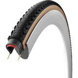 Vittoria Terreno Zero tubeless-ready cycling tyre with textured tread for mixed terrain riding, shown mounted on a bicycle wheel.
