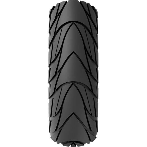 Vittoria Urbano reflective urban bike tyre with V-groove tread designed for commuting, featuring a sleek, durable rubber surface.