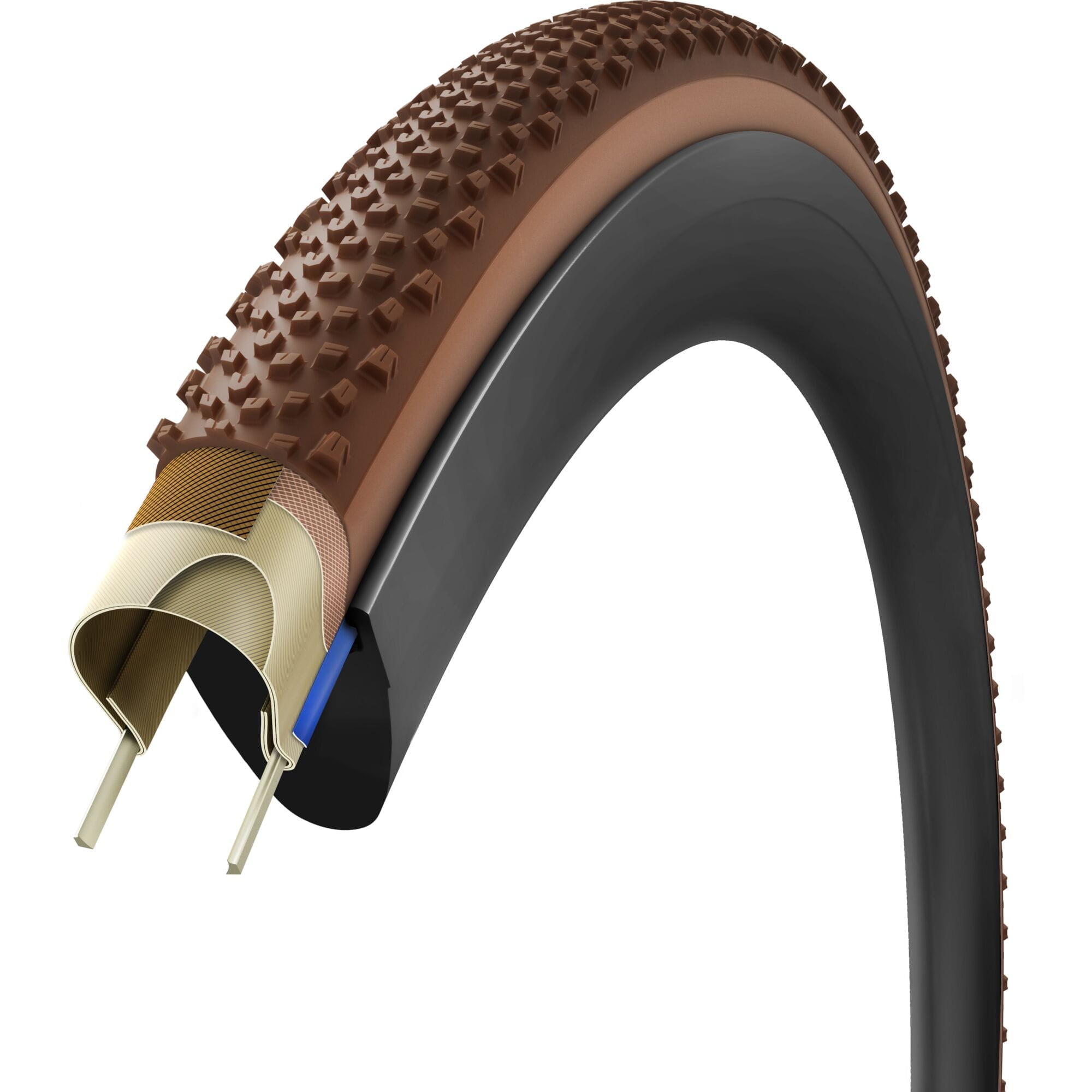 Vittoria Terreno Pro T60 Mixed 700x35c Gravel Race Natural Brown Tubeless Ready Tyre