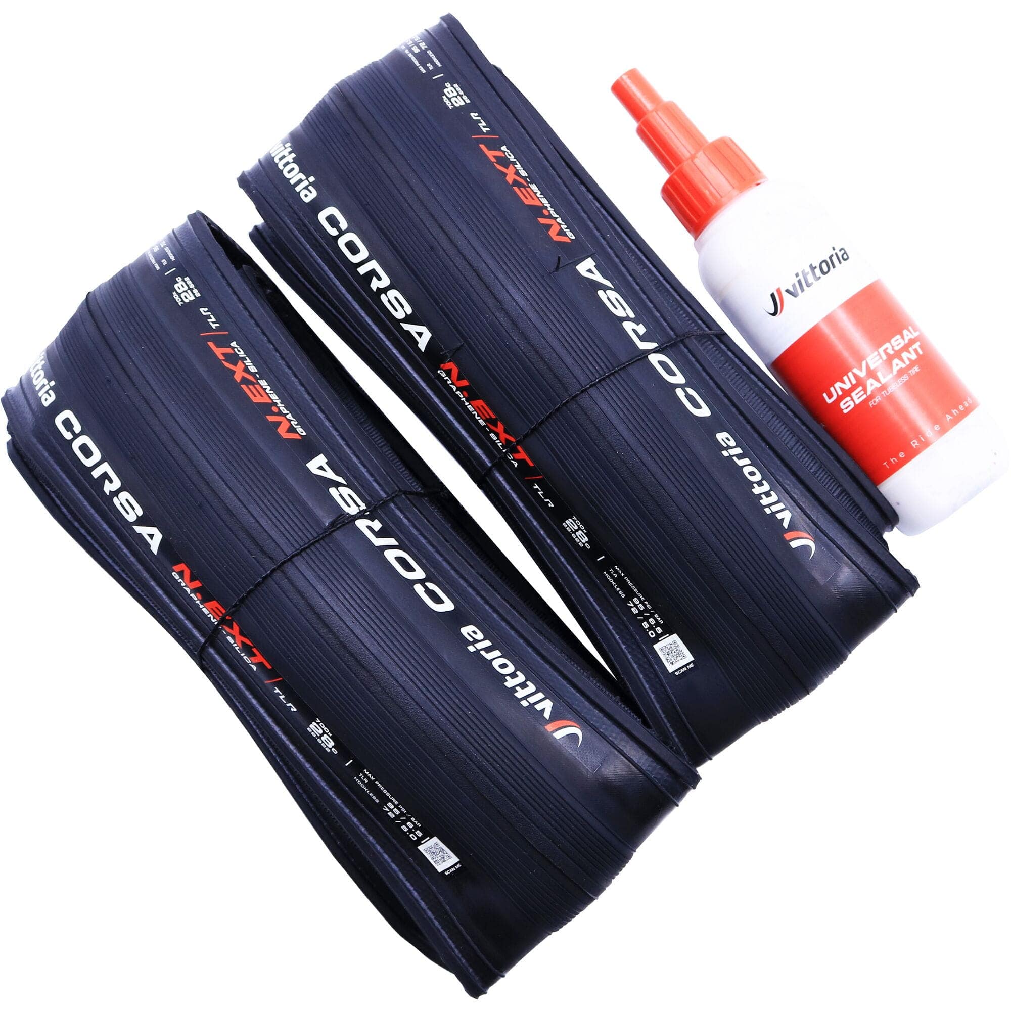 Vittoria Rubino V Folding Twin Pack with 2 x Innertubes