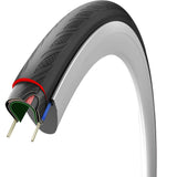 Vittoria Rubino V TLR G2.0 tubeless-ready road bike tyre 700x26c, showing tread pattern and sidewall branding.
