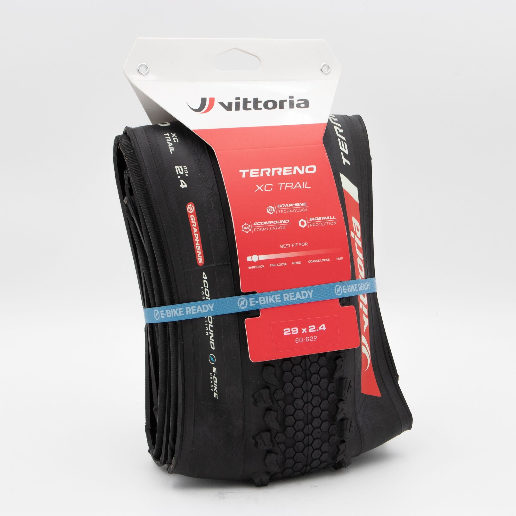 Vittoria Terreno XC Trail 29x2.25 Black Tubeless Ready Tyre
