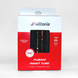 Vittoria Rubino V Folding Twin Pack with 2 x Innertubes