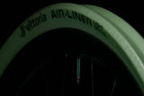 Vittoria Air-Liner Light gravel tyre insert for 42-50mm tubeless gravel tires, shown mounted on a wheel.