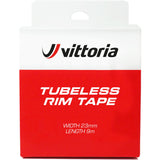Vittoria tubeless rim tape showing a close-up of the durable, airtight sealing tape for bicycle wheel rims.