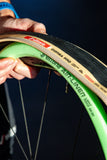 Vittoria Air-Liner Light tubeless road tyre insert with run-flat protection, showing the lightweight component for bicycle tires.