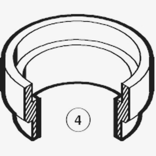Park Tool 835 CRS-1 stepped cup for 1-1/8 inch headset replacement bike part, workshop tool for bike maintenance.