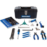 Park Tool SK-4 Home Mechanic Starter Kit with toolbox for basic bike repairs, including essential tools for bike maintenance.