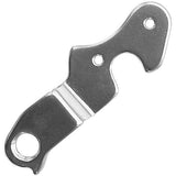 Durable aluminum M Part gear hanger for various bike brands, showcasing a sleek, lightweight bike component on a white background.