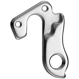 M Part gear hanger for bikes, durable replacement component suitable for various bike brands, shown with mounting details.