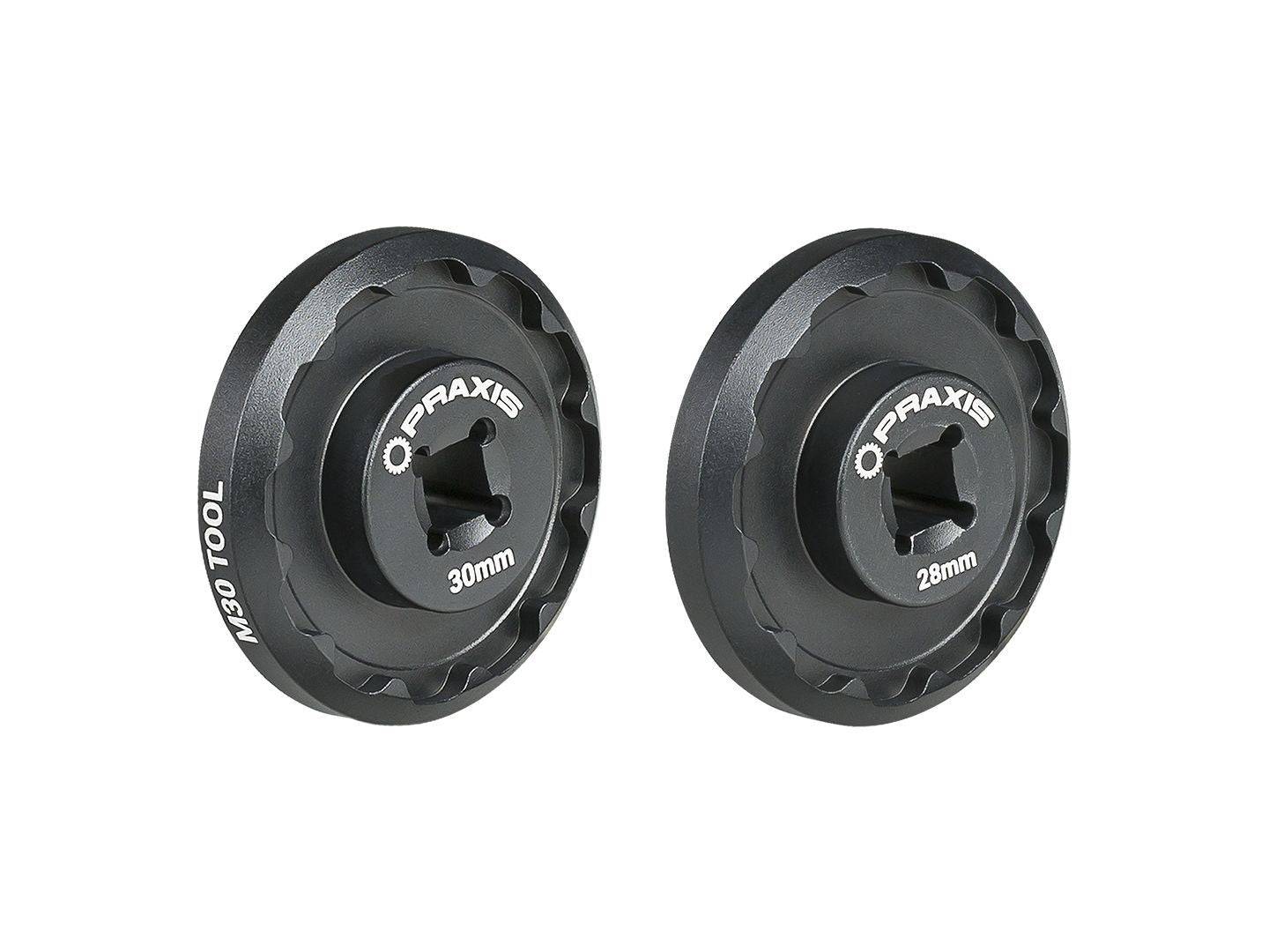 Praxis Works T47 bottom bracket tool for Shimano 24mm installation and removal, workshop tool for bike maintenance.