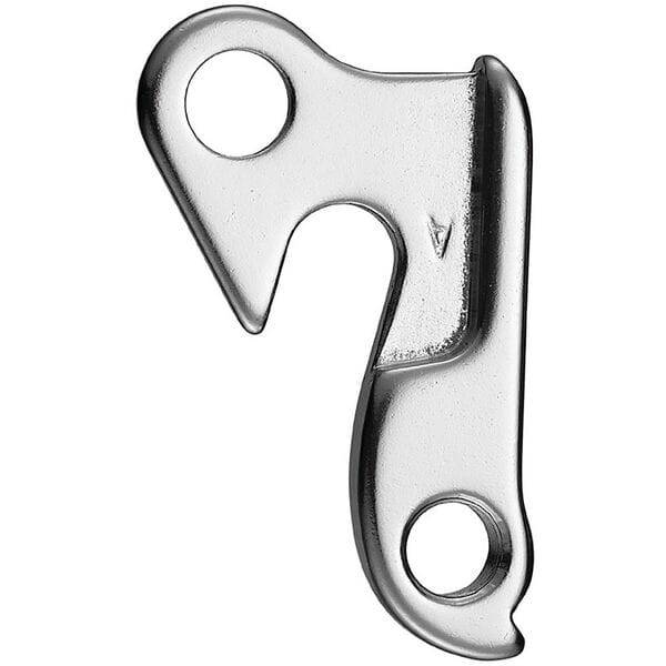 Durable M Part gear hanger replacement for bikes, showing close-up of the bike gear hanger component on a bicycle.