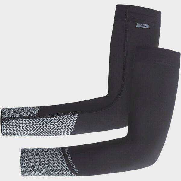 Madison DTE Stellar Tech Isoler thermal arm warmers with DWR coating, designed for cycling and outdoor activities.