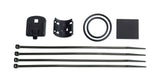 BBB BCP-74 bracket set for BCP-11W/12W/13W wireless cycle computers mounting accessories, shown installed on a bicycle handlebar